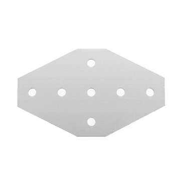 Machifit Aluminum 7 Holes Join Plate Corner Bracket for 2020 V-slot Aluminum Extrusions Profiles CNC