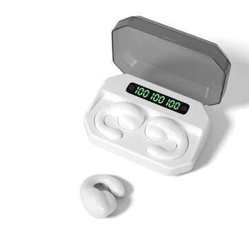 Bakeey TWS-08 In-Ear bluetooth 5.0 Headphones Noise Reduction Ear Clip Shape Sport... (COLOR: WHITE)