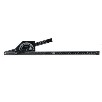 Angle Ruler Angle Protractor Stainless Steel 180 Angle Finder Measure Ruler Gauge Tool 230x500mm