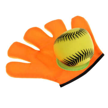 4Pcs Toy Baseball Set EVA Soft Foam Safe Sport Mini Baseball Bat and Glove Set For Children Indoor a