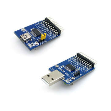 Waveshare FT245 FT245RL USB to FIFO Module Communication Development Board Mini/T... (TYPE: TYPEA)