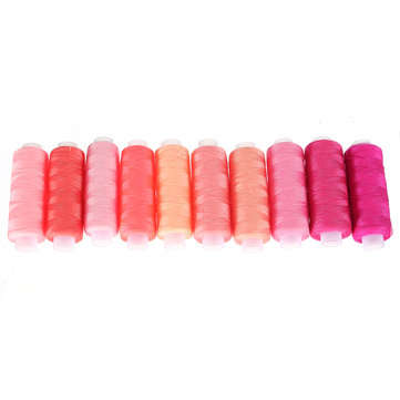 250 Yard Spools 60 Colors Polyester Sewing Thread Reel Machine Hand Cord Tools Set