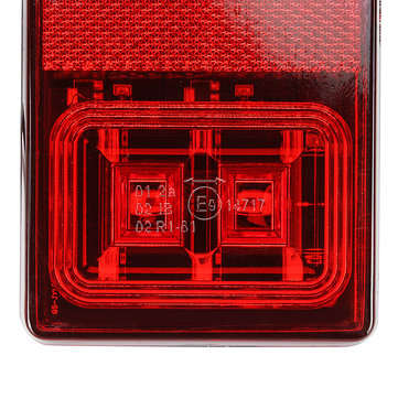 12V LED Car Indicator Tail Light Brake Stop Lamp for Marine Trailer Camper Caravan