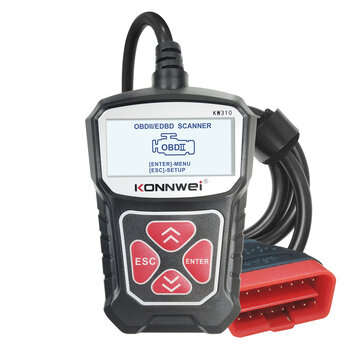 KONNWEI KW310 OBD2 Car Diagnostic Scanner EOBD Scan Tool DTC Engine Code Reader Vo... (COLOR: BLACK)