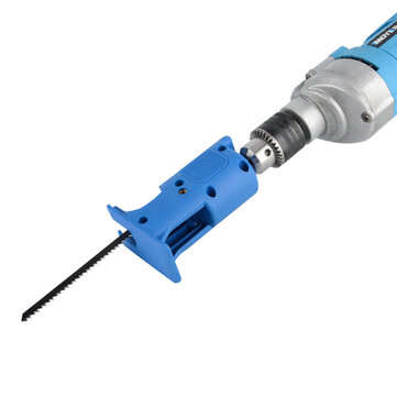 Electric Drill Modified Electric Saw Electric Reciprocating Saw Power Drill to Jig ... (COLOR: BLUE)