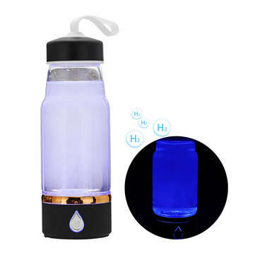 USB Rechargeable Portable Hidrogen Rich Water Bottle Lower Blood Sugar Ionizer Maker Cup