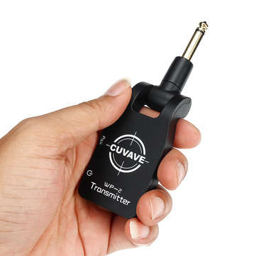 CUVAVE WP-2 Wireless Audio Transmission System Transmitter Receiver with 280 Rotatable 1/4" Plug B