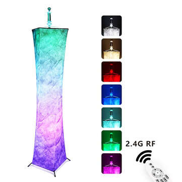 12V LED Floor Lamp Remote Control RGB Color Changing 58" Height Bulbs for Livingro... (PLUG: EUPLUG)