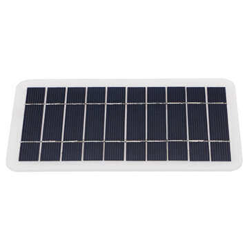 2W 5V Sunpower Solar Panel Polysilicon Solar Panel USB Charger for Outdoor Cycling Climbing Hiking C