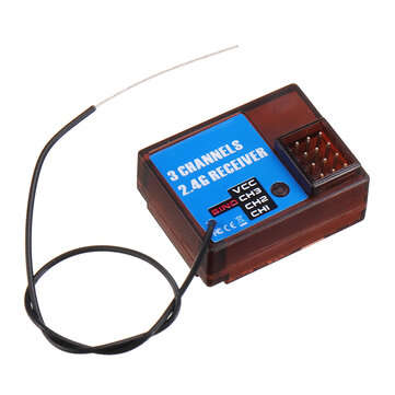 JLB Cheetah 11011 21101 J3 1/10 RC Spare 2.4G 3CH Receiver for EC1009 Remote Control Parts