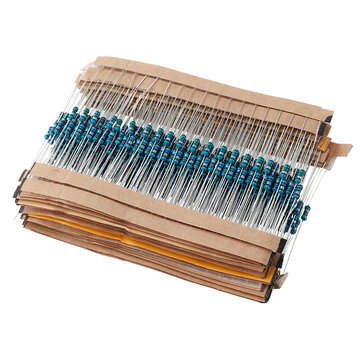 480Pcs 1R-9.1R Five-color Ring Resistance Metal Film Resistance Package 1% Precision
