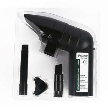 Pro`skit MS-C002 Mini Multifunction Blower Vacuum Cleaner for PC Keyboards Printers HD Fax Phone