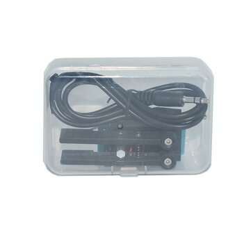 Portable Dual Paddle Automatic Key Shortwave Radio CW Morse Code Base Magnetic Adsorption