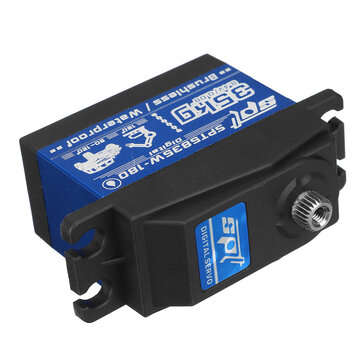 SPT Servo SPT5835W-180 35KG Large Torque Brushless Motor Metal Gear Waterproof Digital Servo for 1:8