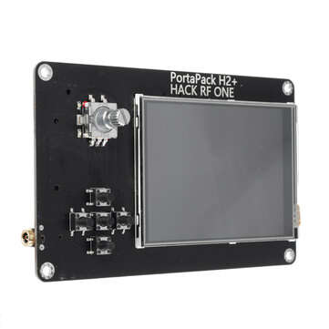 HackRF Portapack H2 Portable SDR Transceiver Kit with Extended 3.2 Inch Touch Screen Module Aluminum