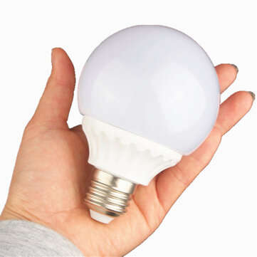 Magic Light Bulb Magnetic Control Trick Costume Joke Mouth LED