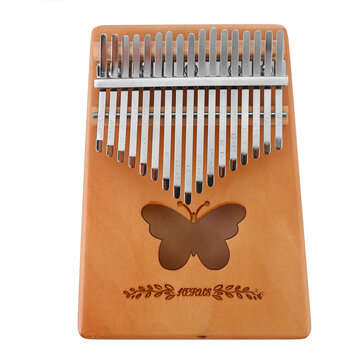 17 Key Kalimba Spruce Wood Thumb Piano Finger Musical Instrument Toy Beginner (LETTER: B)