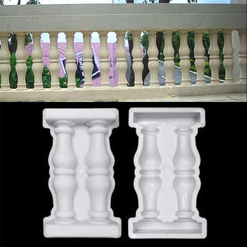 Roman Column Mold Plastic Mould for Concrete DIY Craft Home Garden Ornament Decor