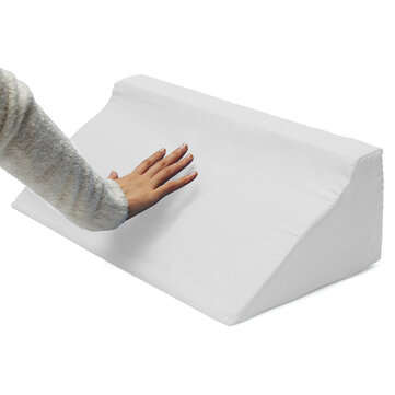Acid Reflux Foam Bed Wedge Pillow Leg Elevation Back Lumbar Support Cushions  (COLOR.: WHITE)