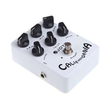 JOYO JF-15 California Sound Electric Guitar Effect Pedal True Bypass with gold Guitar Pedal Connecto