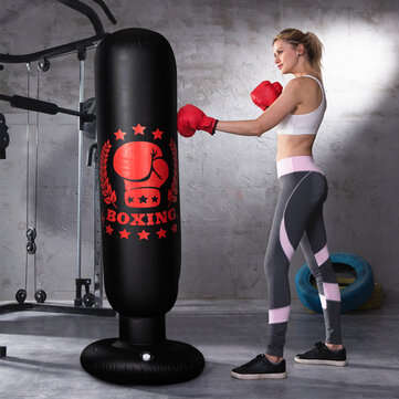 160CM Free Standing Inflatable Boxing Punch Bag Kick Training Boxing Training Sandbag For Adults