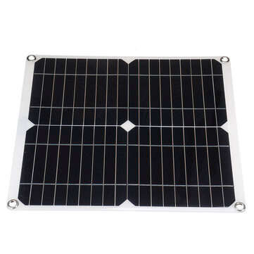 100W Solar Panel Kit 12V 30A DIY Solar System Phone Chargers Portable Solar Cell Outdoor Camping Tra