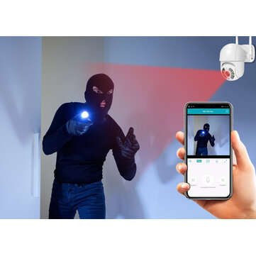 Hiseeu 3MP WiFi IP PTZ 1536p Dome ONVIF High Speed Security DSD Waterproof SD Card IP Camera Wireles
