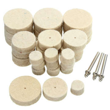 33pcs Wool Polishing Wheel Grinder Accessories for Rotary Tool