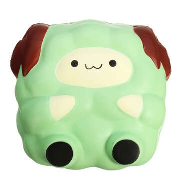 Squishy Jumbo Sheep Lamb 12cm Sweet Soft Slow Rising Collection Gift Decor Toy (COLOR.: GREEN)