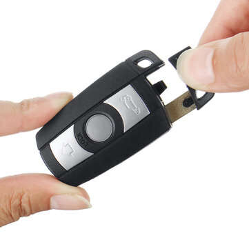 3 Buttons Remote Key Fob With LIR2025 Battery For BMW 323 325 328 335i E90 E92 E93
