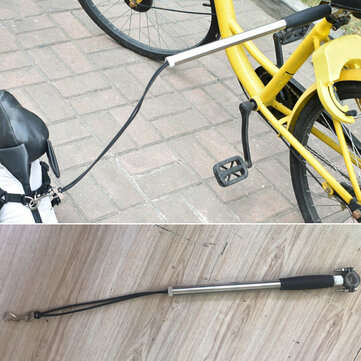 Dog Bicycle Leash Hands Free Lead Pet Walker Run Train Ride Bike Distance Keeper Dog Leash for Exerc