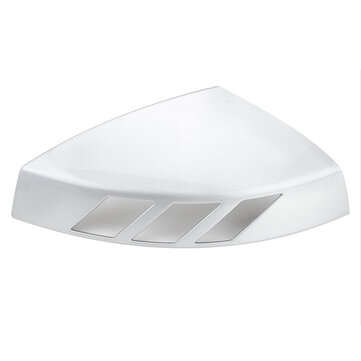 1 Pair Chrome Silver Rear View Mirror Cap Cover Add on Side Mirror Car Modification For AUDI A3 8V S