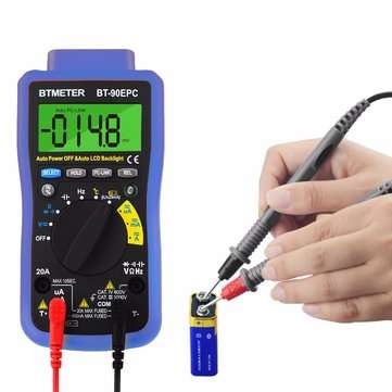 HoldPeak HP-90EPC 4000 Counts True RMS Digital Multimeter Battery Diode/ hFE Tester With USB/ Softwa