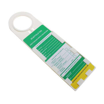 Scaffold Status Holder Tags Safety Protector Inserts Marker Security Warning Sign Board