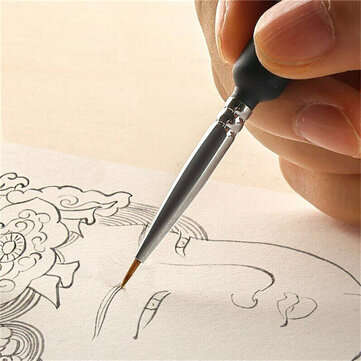 10pcs Hook Line Pen Set Watercolor Brush Painting Set Fine Detail Art Brush Painting Stationery Scho