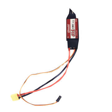 QTModel 40A 2-4S Brushless ESC Electronic Speed Controller With 5V/3A UBEC XT60 Plug For RC Airplane