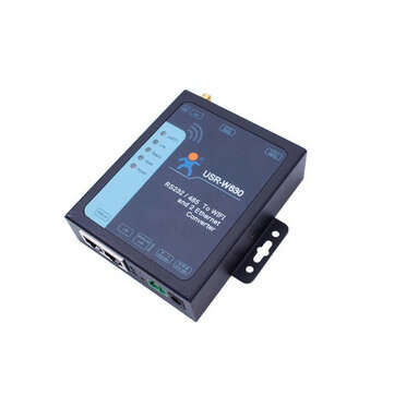 Dual Network Port WiFi Serial Server RS485/232 Serial Port to Wi-Fi Ethernet USR-W630
