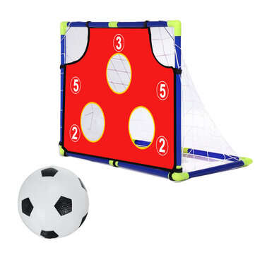 Kids Soccer Goal Mesh Target Play Football Sport Net with Ball Children Exercise Gift