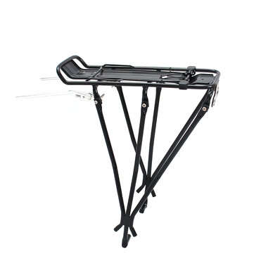 Bicycle Cargo Rack Aluminum Alloy Rear Back Seat Bike Mount Carrier Luggage Protect Pannier Max Load