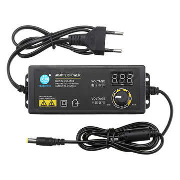 KJS-1509 3-24V 1.5A Power Adapter Adjustable Voltage Adapter LED Display Switching... (PLUG: EUPLUG)