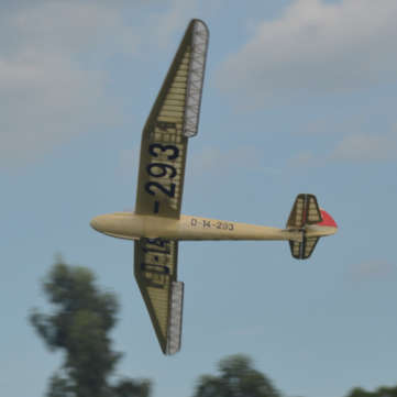 Tony Ray`s AeroModel Minimoa 1422mm Wingspan 1/12 Scale Balsa Wood Laser Cut RC Airplane Glider KIT