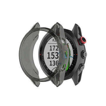 Bakeey Transparent TPU Watch Case Protector Watch Cover For Garmin Approach S62 (COLOR: BLACK)
