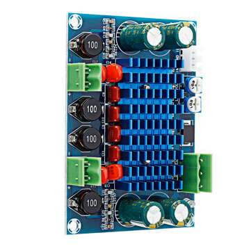 XH-M572 High-power Digital Power Amplifier Board TPA3116D2 Chassis Dedicated to Plug-in 5-28V Output