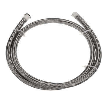 Teflon Stainless Braided Hose Tube Pipe Line Black for Petrol Oil Di Fuel Oil Line 1M