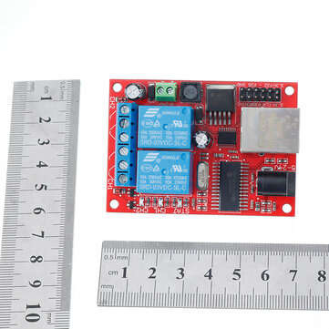 WeChat Cloud Remote Control 2-way Ethernet Relay Network Switch Delay TCPUDP Module Controller