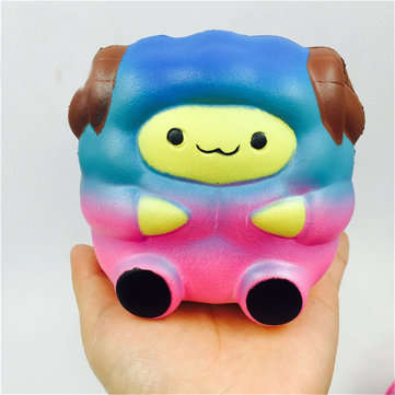 Jumbo Sheep Squishy Cute Galaxy Rainbow Soft Alpaca Slow Rising Scented Toy Gift