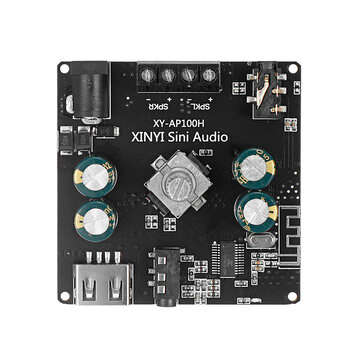 XY-AP100H TPA3116D2 100W+100W bluetooth 5.0+AUX HIFI Power Subwoofer Digital Amplifier Board Home Th