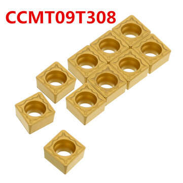 Machifit 10pcs CCMT09T302/04/08-HMP NC3020 Carbide Insert SCLCR Turning Tool Cutter ... (SIZE: #003)