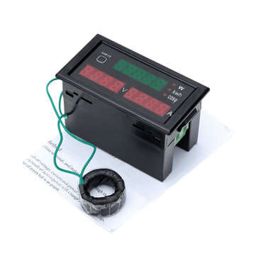DL69-2047 AC 80-300V 100A Voltmeter Tester Multi-Function Digital Meter Voltage Current Meter Energy