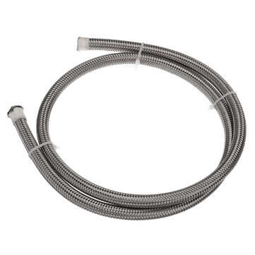 Teflon Stainless Braided Hose Tube Pipe Line Black for Petrol Oil Di Fuel Oil Line 1M